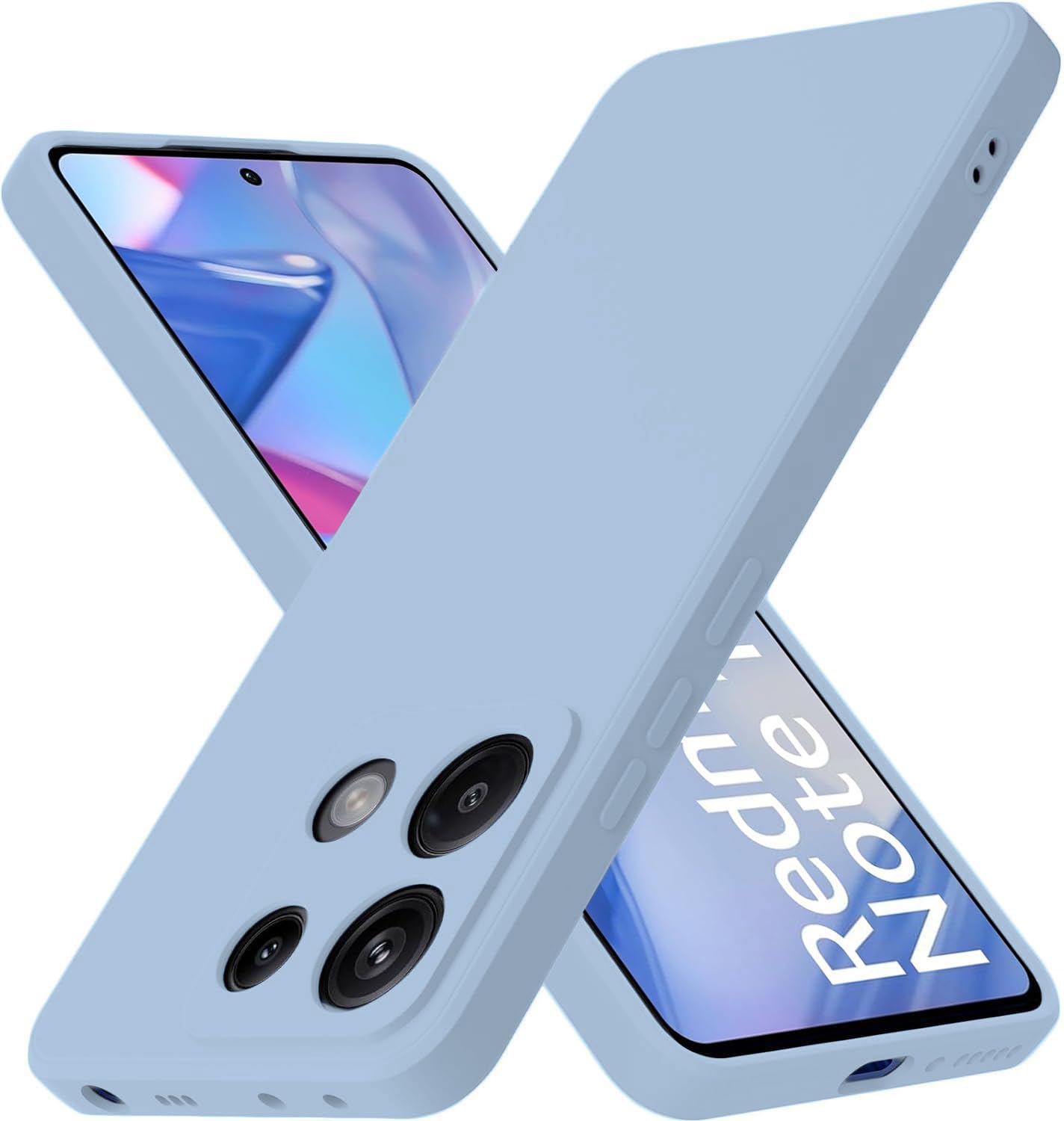 DIZORO Compatible with Mi Redmi Note 13 5G Back Cover with Upgraded Square Edges for Camera Protection Shockproof Flexible Matte Liquid Silicone Mobile Phone Case (Carolina) (B0D6KGRPCJ) Amazon Price History, Amazon Price Tracker