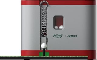 Jumbo (70 Balls) - Automatic Golf Ball Dispenser for Indoor & Outdoor Use; No Pedal, No Electricity Or Battery Needed; Includes Tees & Hitting Mat; Compatible with Golf simulators