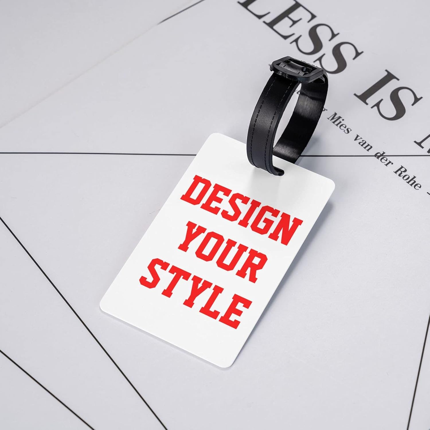 Personalized Customized Custom Luggage Tag, Add Your Photo Text Image Logo Name ID Card Baggage Tag High Visibility Personalized ID Travel Tag : Clothing, Shoes & Jewelry