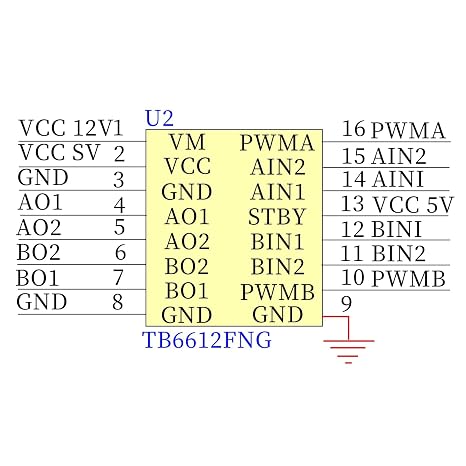 Podazz 2pcs TB6612FNG motor driver module dual driver High performance