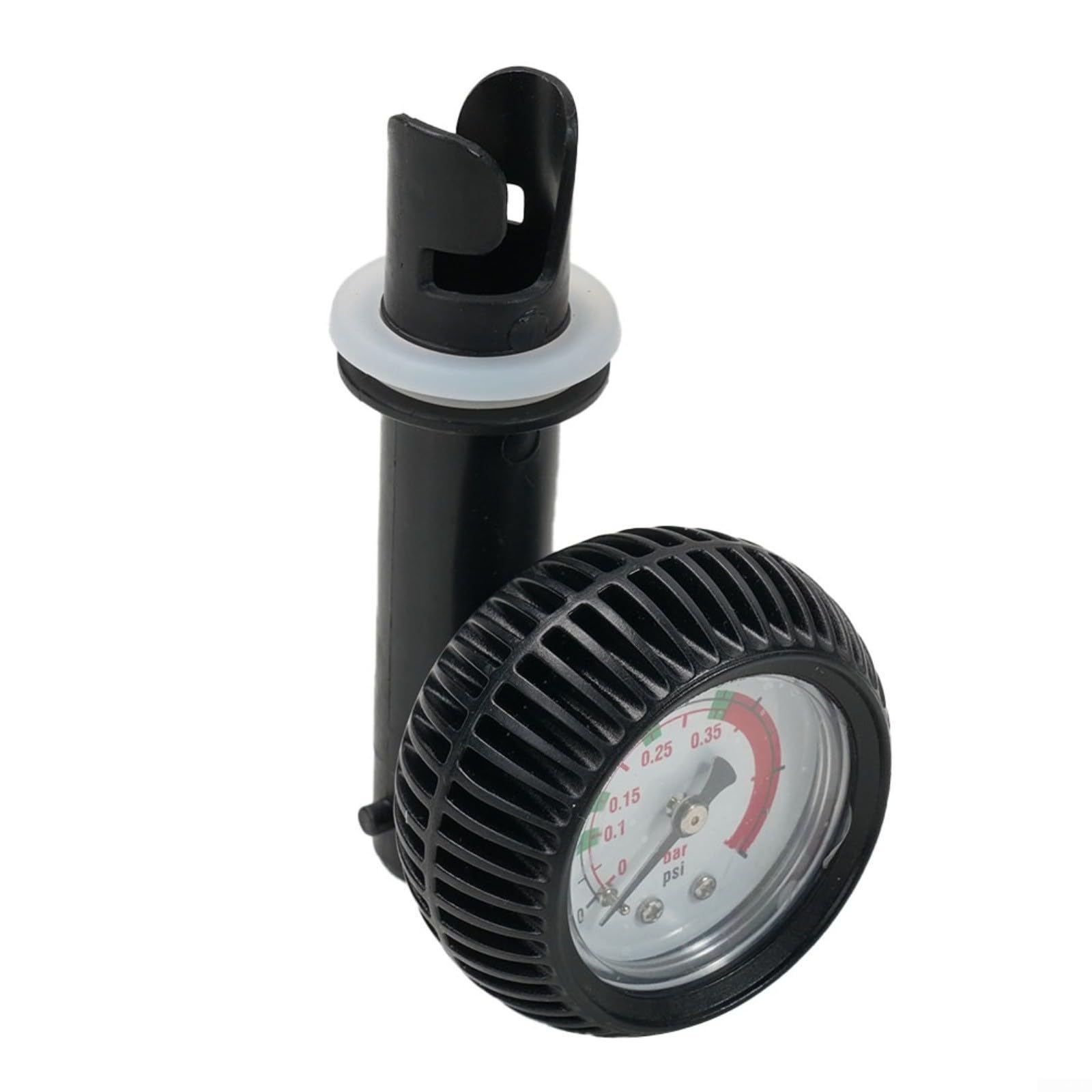 Digitales PSI Barometer Druckmessgerät für Kajaks und Schlauchboote, Robustes PVC-Gehäuse mit Adapter für HR-Ventile, Kompaktes Manometer mit Temperaturanzeige