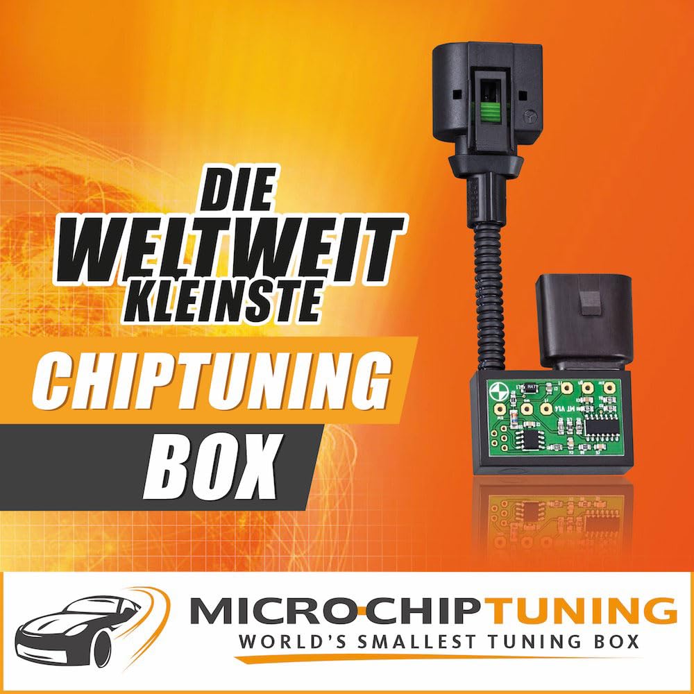 Micro Chiptuning – weltweit kleinste Tuningbox - kompatibel für MAN TGE 2.0 TDI 177 PS, Chip Tuning Box mit Motorgarantie, Leistungssteigerung Auto Zubehör
