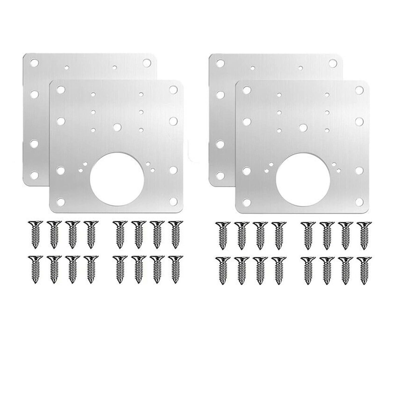 1/2/4/10Pcs Cabinet Hinge Repair Tool Plate Close Hinges Kitchen Cupboard Door Fixing Hinge Repair Plate Furniture Hardware Part (Color : 1pcs)