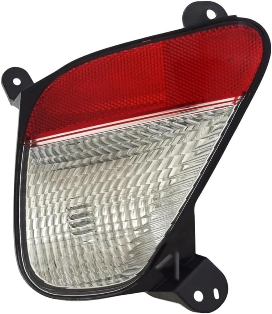 KarParts360 For Mitsubishi Eclipse Cross 2018 2019 2020 Backup Light Driver Side| Outer | CAPA | Red, Clear | ABS Plastic Housing | PMMA Plastic Lens | On Rear Bumper Cover | With Bulbs | MI2882104C