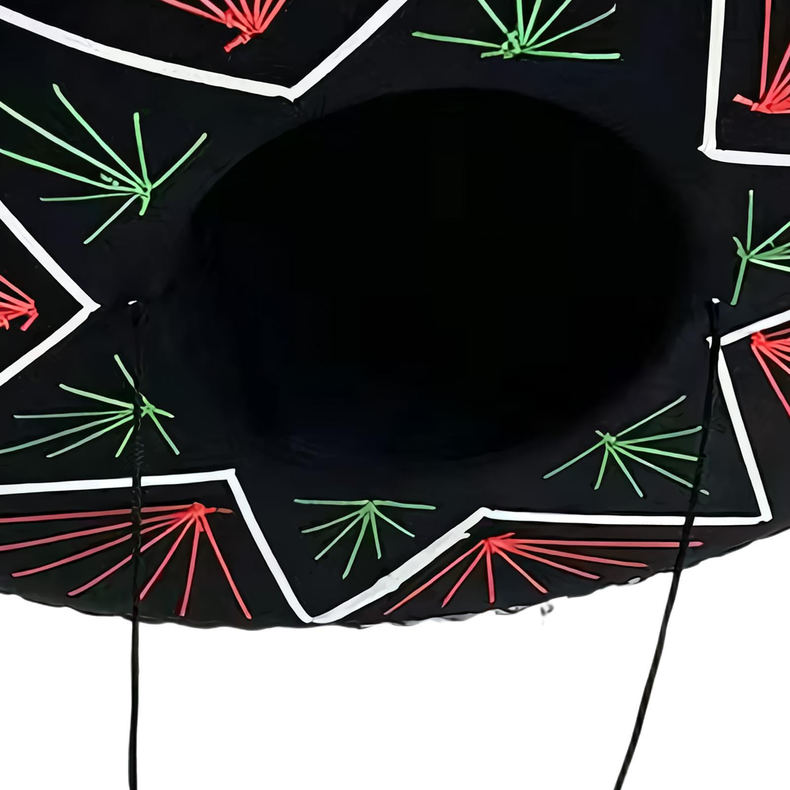 Sombrero Mexicano - Gorro de ala | Sombreros Mexicanos para espectáculos en escenario, carnaval, festival, fiesta