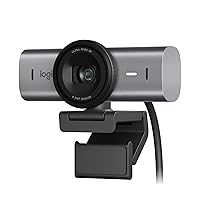 Logitech MX Brio per collaborazione e streaming Ultra HD 4K, 1080p a 60 FPS