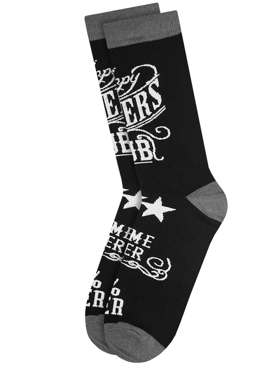Grindstore Multicolour Twisted Soles Grumpy Fuckers Novelty Adult Socks (1 Pair) Size Uk 8-12