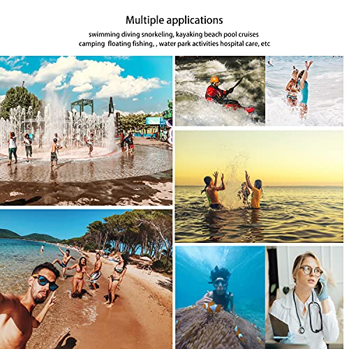 wellhouse Waterproof Phone Pouch, Waterproof Phone Case for iPhone 15 14 13 12 Pro Max XS Samsung, IPX8 3D Cellphone Dry Bag Beach Essentials Pink 1Pack 7.0