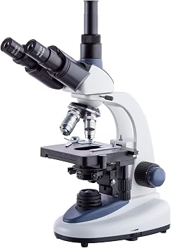 AmScope T380 Professional Compound Trinocular Microscope, 1000X