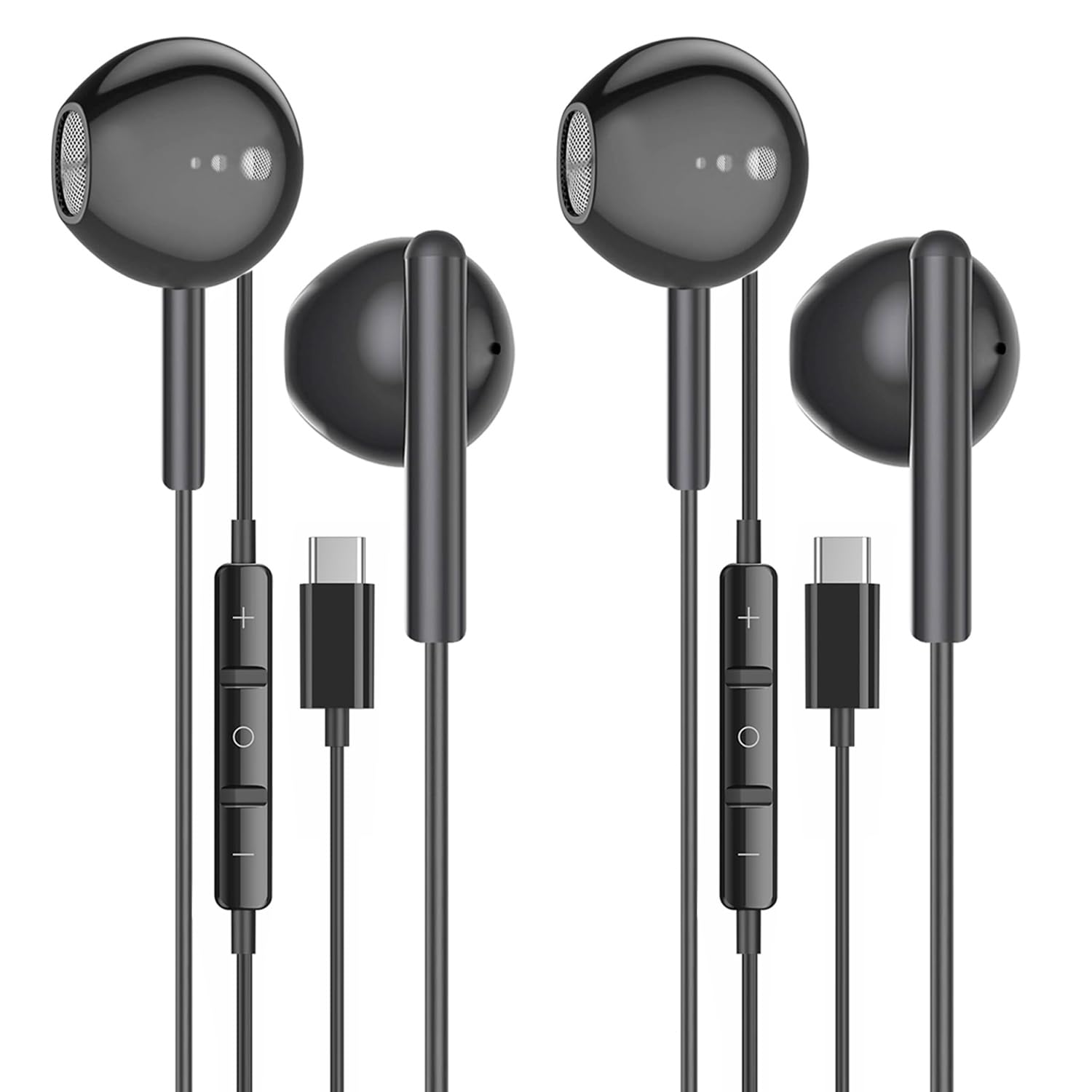 USB C Headphones for iPhone 17/16/15 Pro Max，in Ear Wired Earbuds