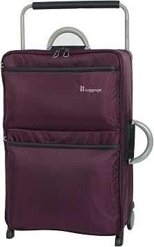 it luggage Worlds Lightest Suitcase Potent Purple Medium 69cm 2.1kg 2 Wheel Suitcase