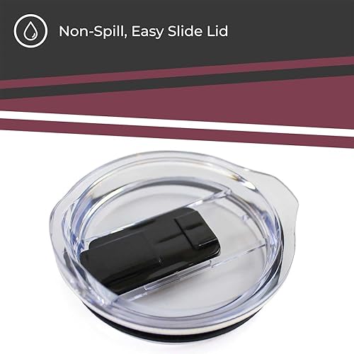 Miniatura 405 de Campus Colors Vaso de acero inoxidable de la NCAA perfecto para el día del partido, 18 onzas, doble pared, mantiene las bebidas perfectamente Azul