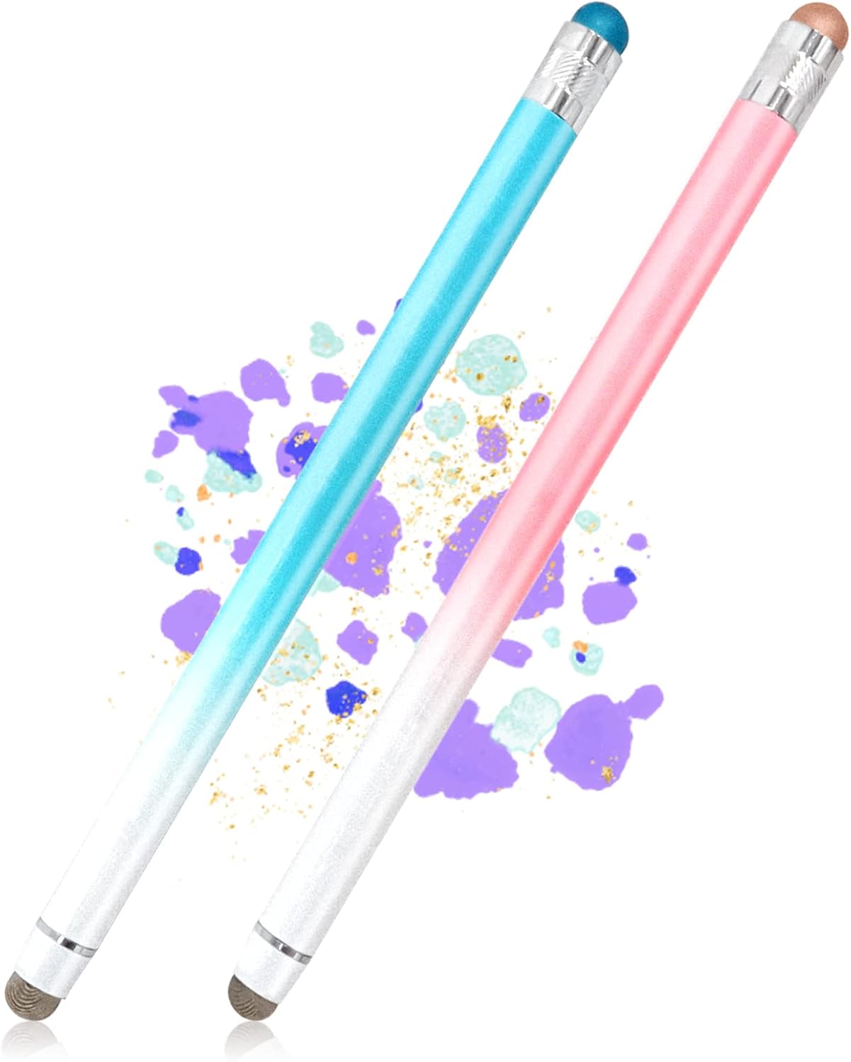 Stylus Pens for Touch Screens, 2 in 1 Universal Fine Point