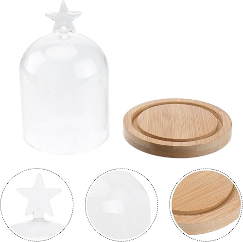 Miniatura 4 de Amosfun Contenedor de Navidad para vacaciones luz preservada de cumpleaños estilo pastel de bricolaje suculentas recuerdos de mesa medallas de aire