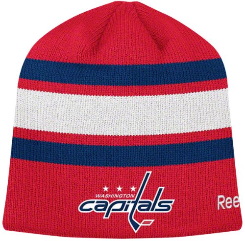 Bonnet Reebok Washington Capitals Kids pour enfant fan de hockey sur glace de 4 à 7 ans