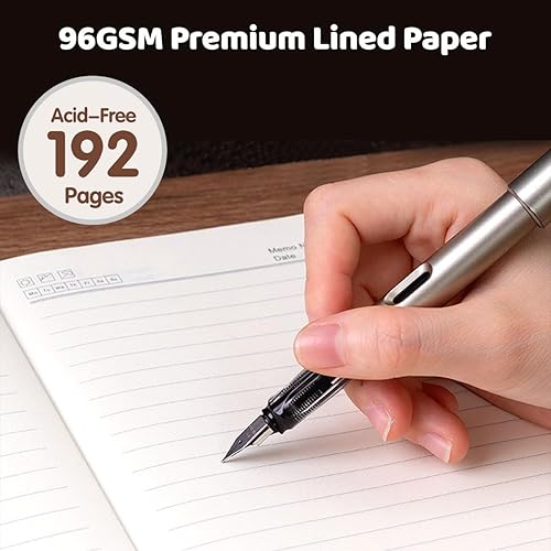 Miniatura 4 de Cuaderno personalizado de cuero diario con grabado con nombre y texto para mujeres y hombres, 192 páginas, regalo personalizado de cumpleaños,