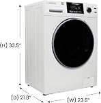 Equator All-in-One Washer Dryer VENTED-DRY 30% FASTER 15lb 110V (White)