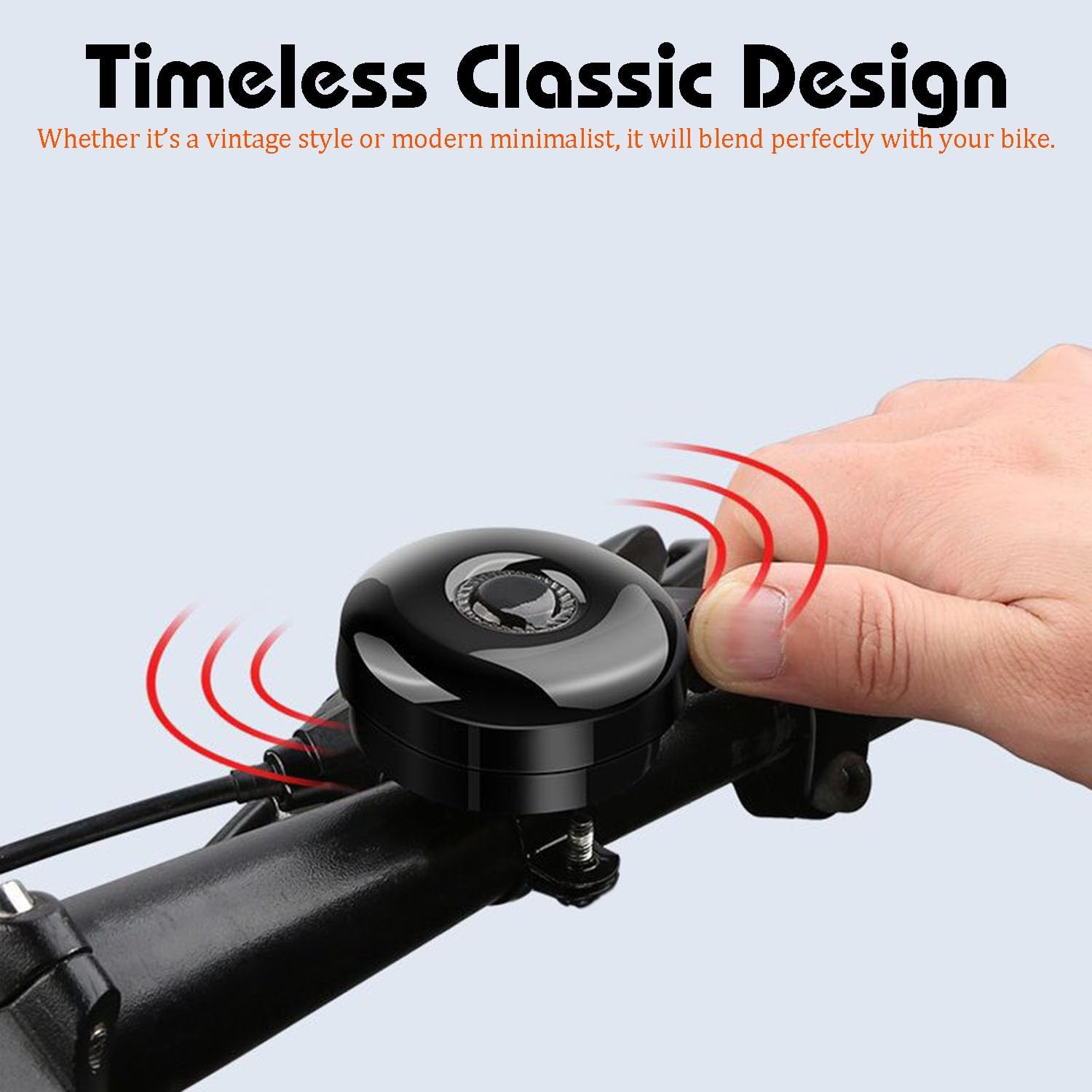 Bike Bells Fully Metal 2 Pack Cycling Horns, Loud Ringing Sound, Easy Installation, Bicycle Accessories