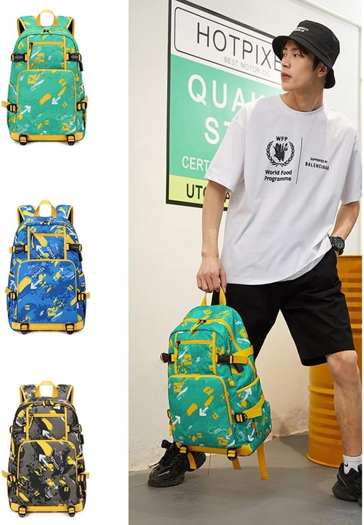 School Bag Backpack with Pencil Case Set for Boys and Girls Laptop Bags Large Capacity Daypack USB Charging Port