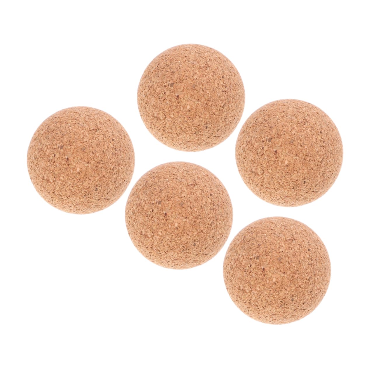 TOYANDONA 25piezas Balones De Madera para Futbolín De Corcho Reemplazables Accesorios Portátiles para Interiores