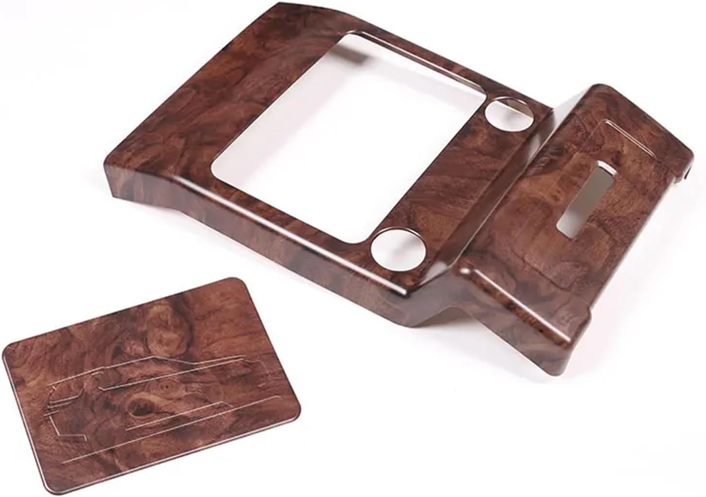 for Land ro-ver discoverys 5 LR5 HSE L462 2017-20 ABS Car Rear Row Air Conditioning Vent Outlet Cover Trim Sticker Accessories(Rose Wood Grain)