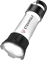 Vista 1 de ETENWOLF Linterna y linterna 2 en 1, 6 modos de luz recargable de 1000 lúmenes, linterna súper brillante de 5000 mAh con UV, luz portátil