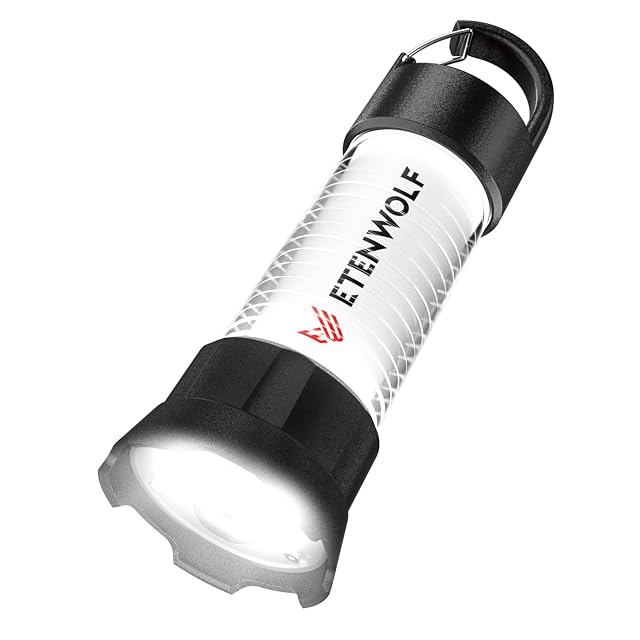 ETENWOLF ETENWOLF Ultra Bright Camping Lantern, 1000LM LED Mini Flashlight Spotlight