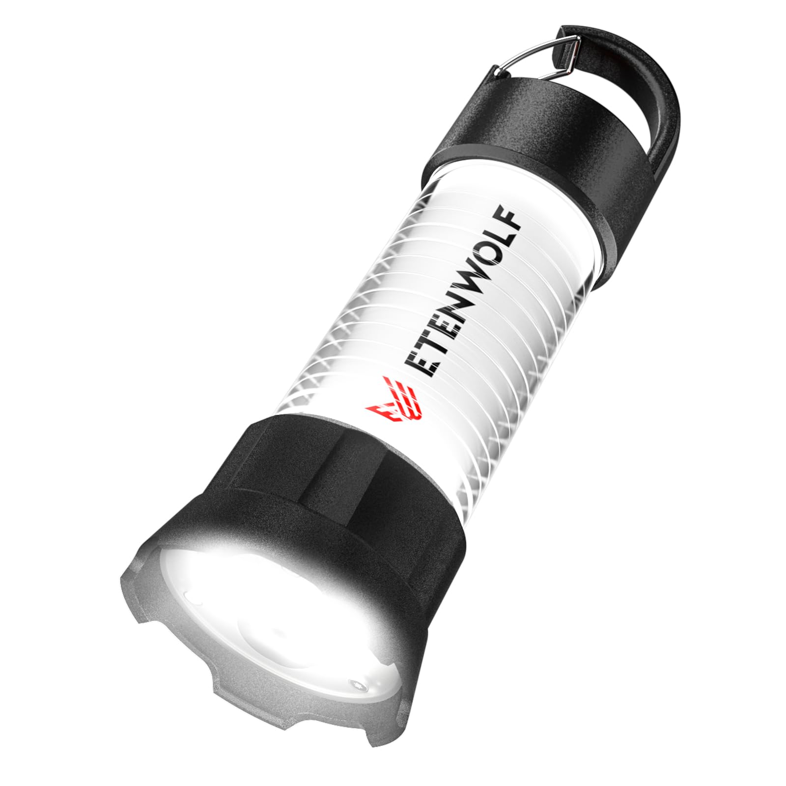 ETENWOLF Ultra Bright Camping Lantern, 1000LM LED Mini Flashlight Spotlight, 5000mAh Rechargeable Lantern with 6 Modes, Waterproof Portable Tent Light for Camping, Hiking, Power Outages & Emergencies