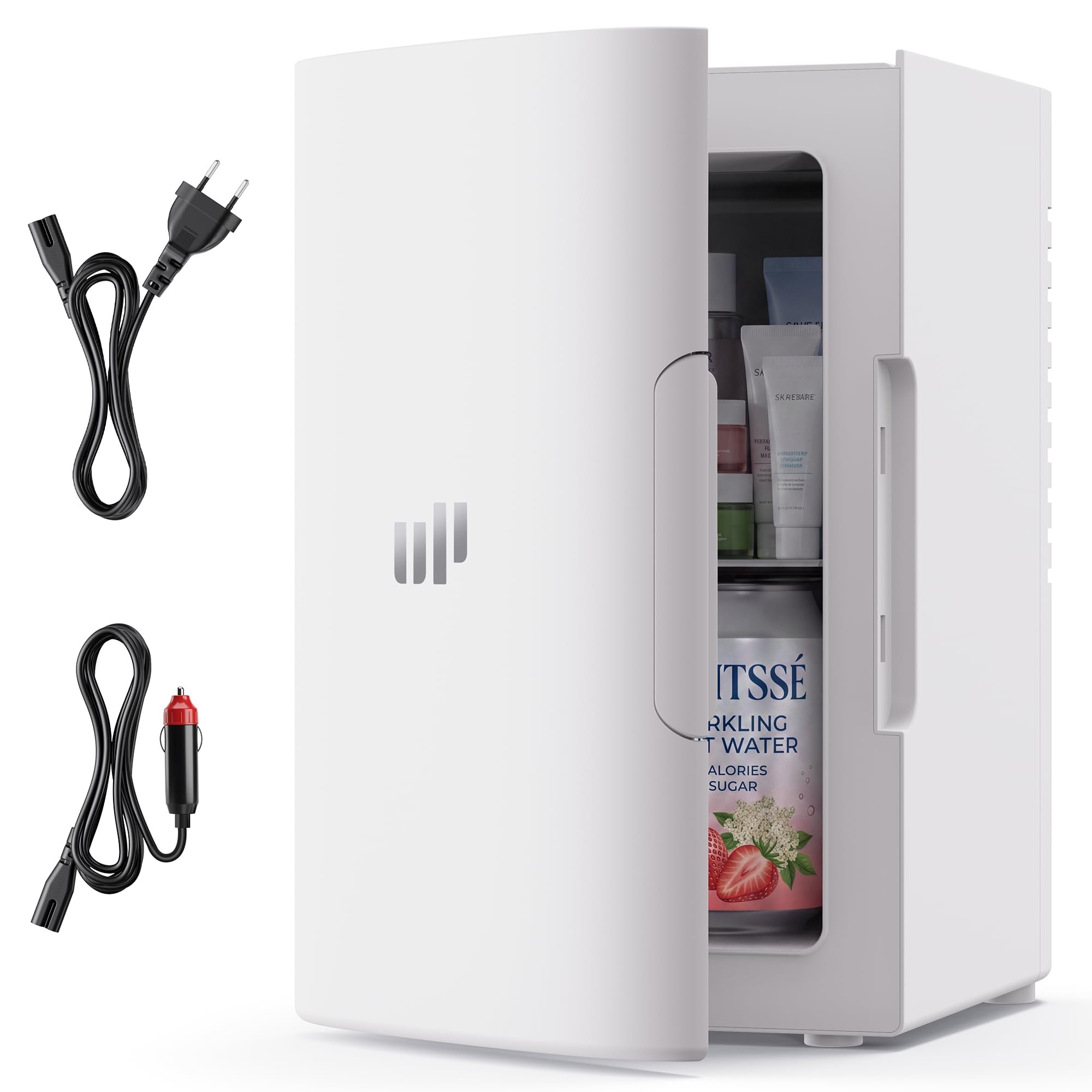 Upstreman 6L Mini Frigo, 12V/220V, TR6-Bianco