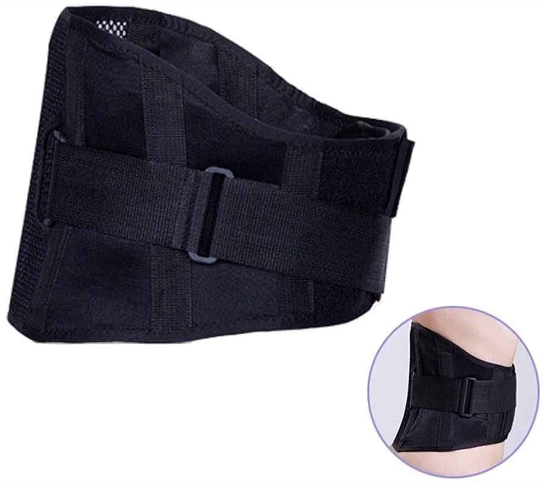 Cinturón de Soporte Lumbar, Correas de Soporte Ajustables, Faja Lumbar, protección térmica, Alivio del Dolor, Soporte Lumbar