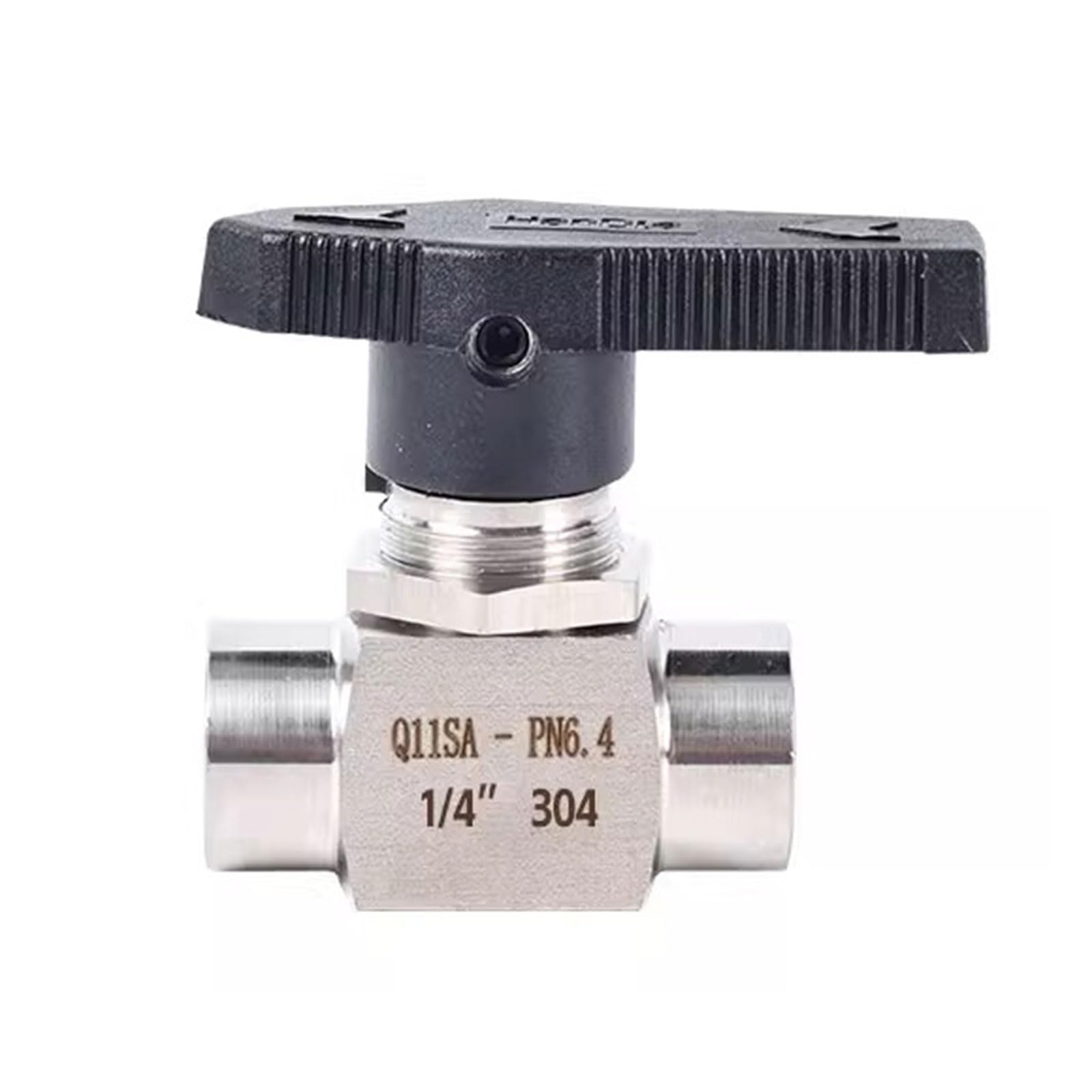 Woedpez Women's Quarter Pressures Tolerance Stainless Steel Internal Thread Ball Valves Tees Configuration Multiple Option Hydraulic Ball Valves