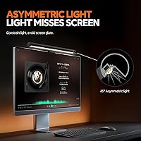 Vista 3 de LYMAX Computer Monitor Light Bar, USB Computer Lamp Dimmable Screen Light Bar, Adjustable Brightness/Color Temperature with Touch Contror, No Screen