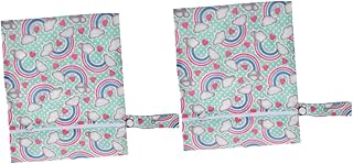 TOYANDONA 2 Peças Bolsa De Fraldas À Prova D'Água Bolsa Seca E Molhada Bolsa De Natação Seca E Molhada Bolsa De Fraldas Molhada E Seca Bolsa De Banho Bolsa Molhada Bolsa De Armazenamento De