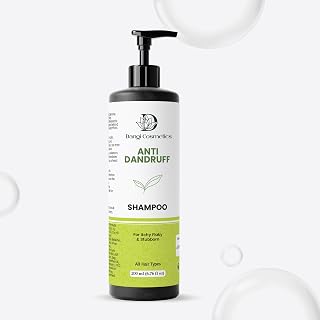 Dangi Cosmetics Anti Dandruff Shampoo, for Itchy Flaky Scalp, with Pyrithione Zinc, All Hair Types, 200 ml Price In India