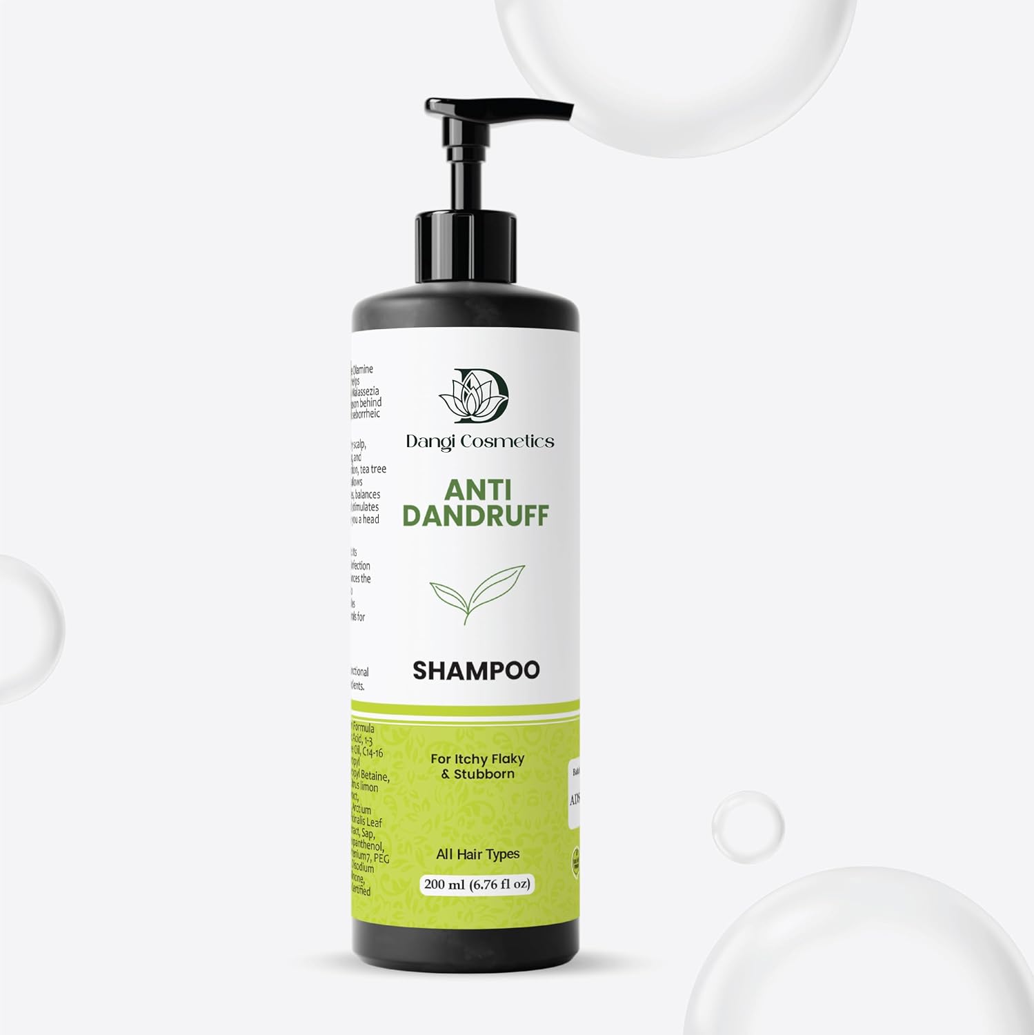 Dangi Cosmetics Anti Dandruff Shampoo, for Itchy Flaky Scalp, with Pyrithione Zinc, All Hair Types, 200 ml - Review, Price and Buying Guide