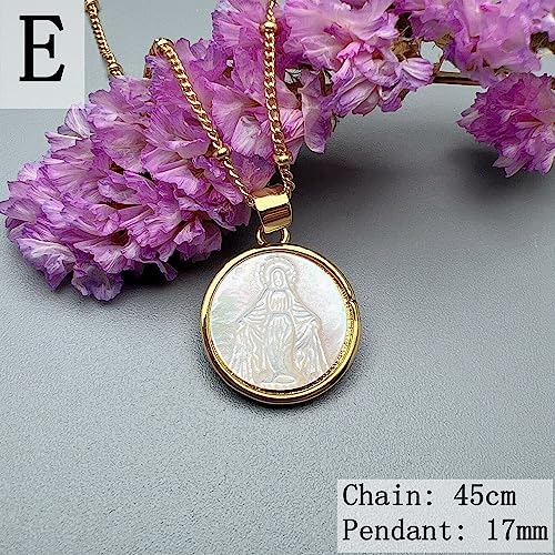 Collar Milagrosa Virgen María Oro 18 Quilates Mujer