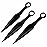 Ace Martial Arts Supply Ninja Stealth Black Throwing Knives with Nylon Case (KUNAI) (3 pieces)