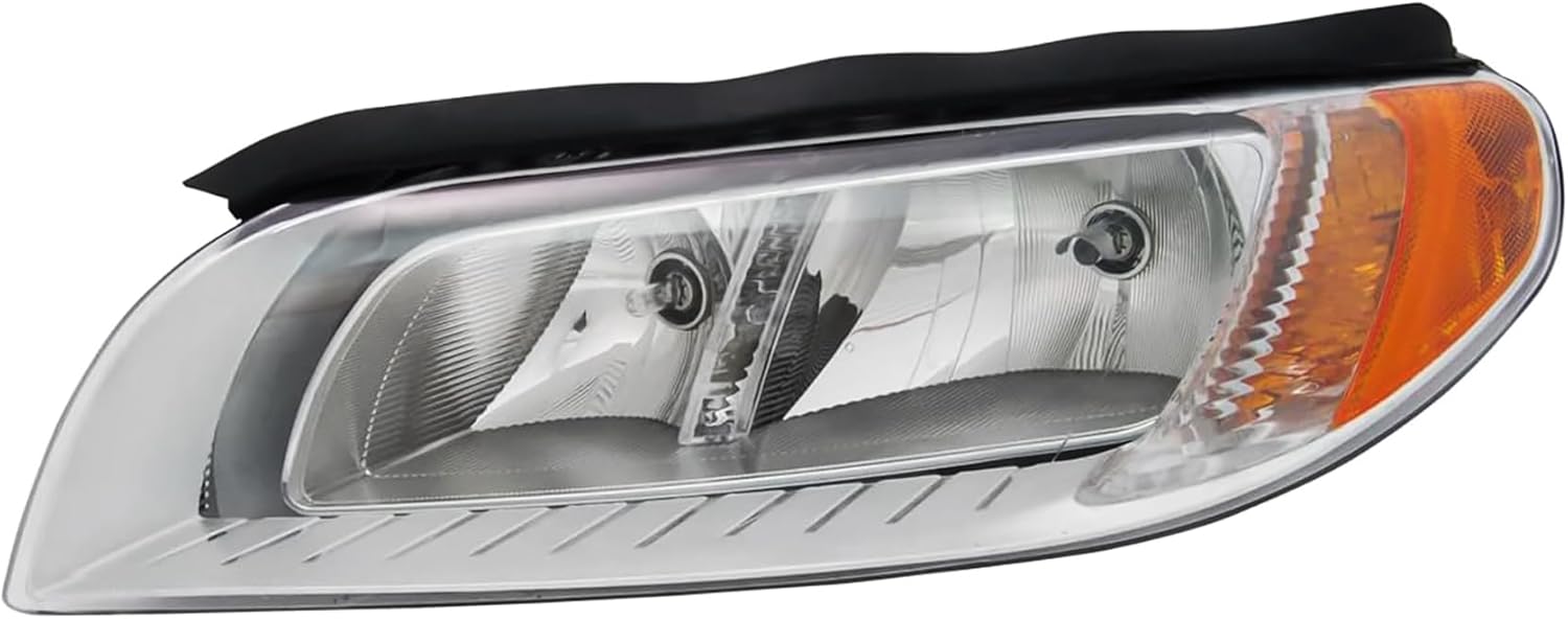 ALLIGATOR AUTO LIGHTS Replacement For Volvo S80 XC70 2008-2011 V70 3.2 2008-2010 Headlight Headlamp Assembly with Bulbs, Left/Driver Side, CAPA Certified, 31214355-5 / VO2502123