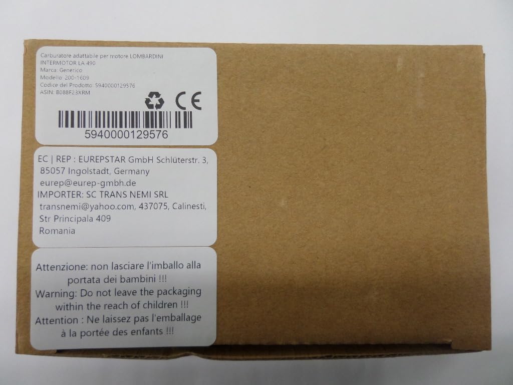 Generico Carburatore adattabile per motore LOMBARDINI INTERMOTOR LA 490