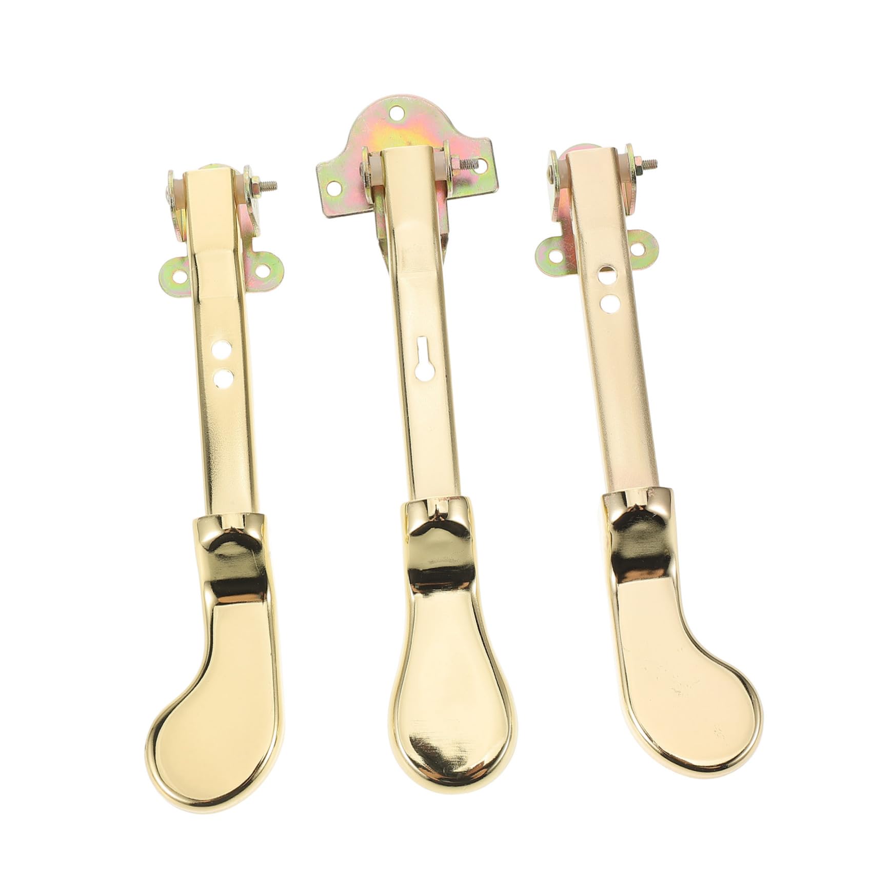 Pedale Sustain per Pianoforte Verticale in Metallo Oro, 3 Pezzi | Design Doppio Foro, Compatibilità, Accessori per Musicisti Professionisti