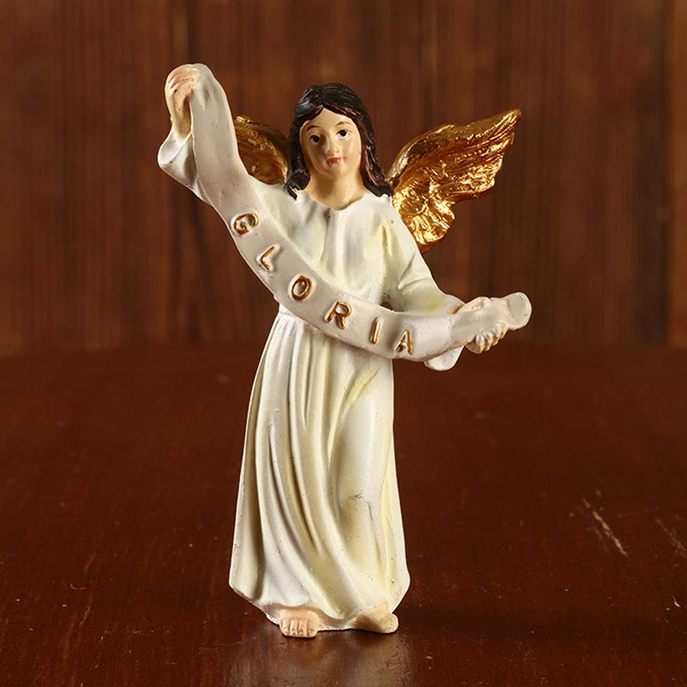 Krippenszenen Set Jesus Bild Weihnachtsdeko Krippenfiguren Harz Figuren Weihnachtskrippe Weihnachtsschmuck Mini Krippenfiguren Krippe Weihnachten Weihnachtsfiguren (11-teilig)