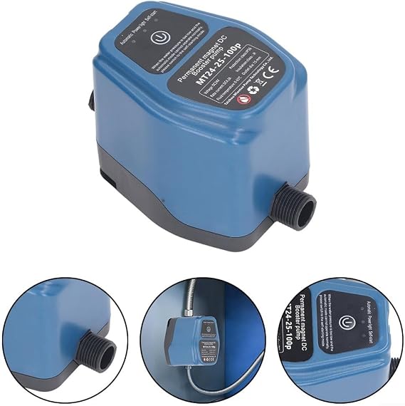 100W 24V Water Pressure Booster Pump, Water Pressure Booster Pump Automatic Water Pump 150W High Pressure Water Pump 32L/min Booster Pump for Irrigation Intelligent Water Pressure Pump Ultra Quiet