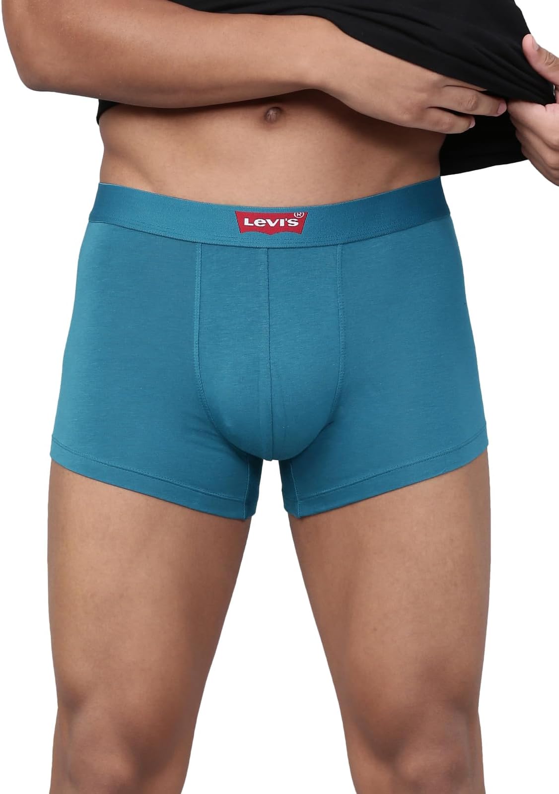 Men's Regular Fit Plain Trunk (# STYLE-032_Night_L)