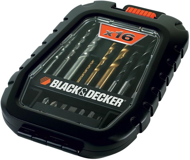 Black and Decker 16 Piece Accessory Drill and Bit Kit