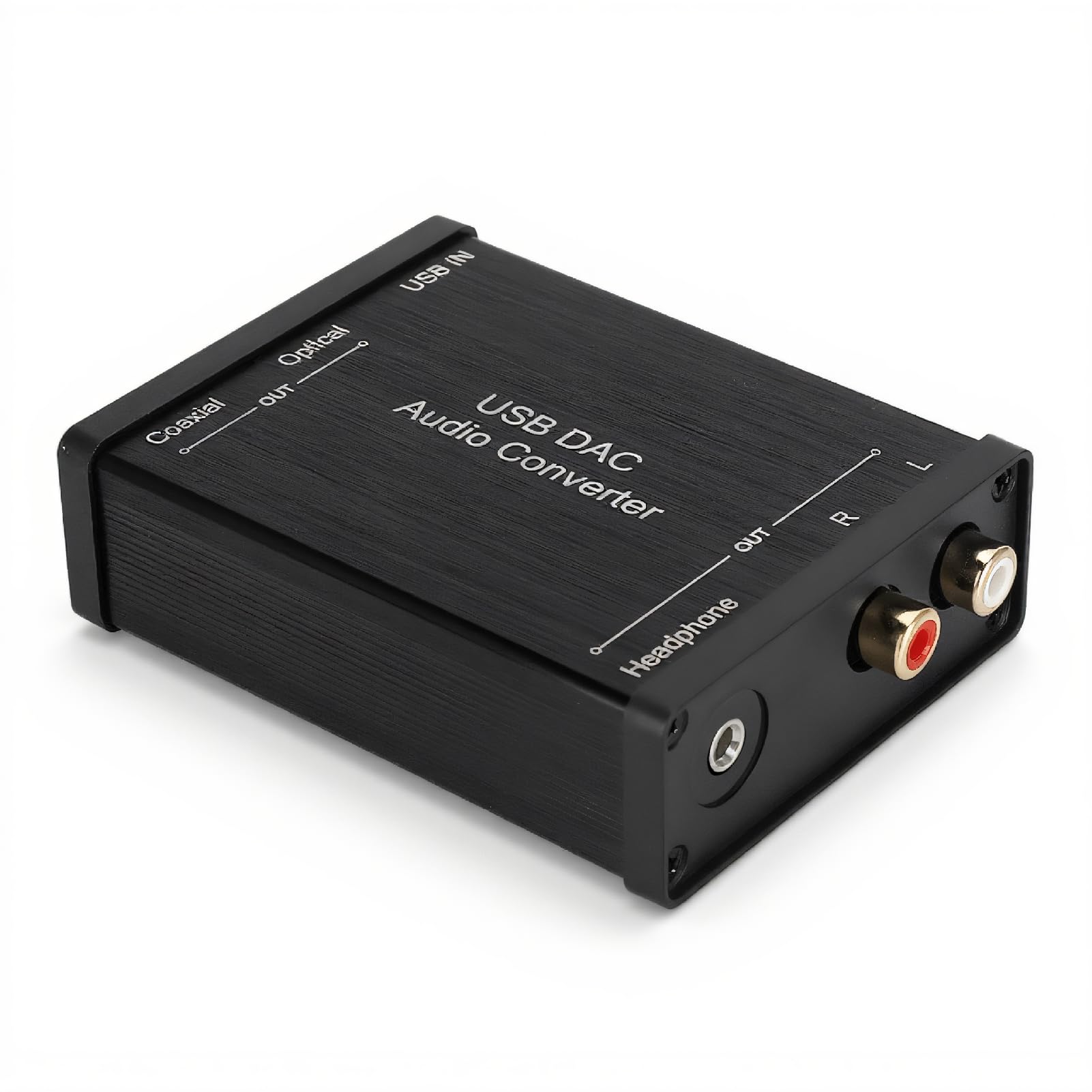 ASHATA USB DAC Audio Converter GV-023 cyfrowy konwerter audio na analogowy dla Windows 10/8.1/8/7/Vista/XP/Mac OS X