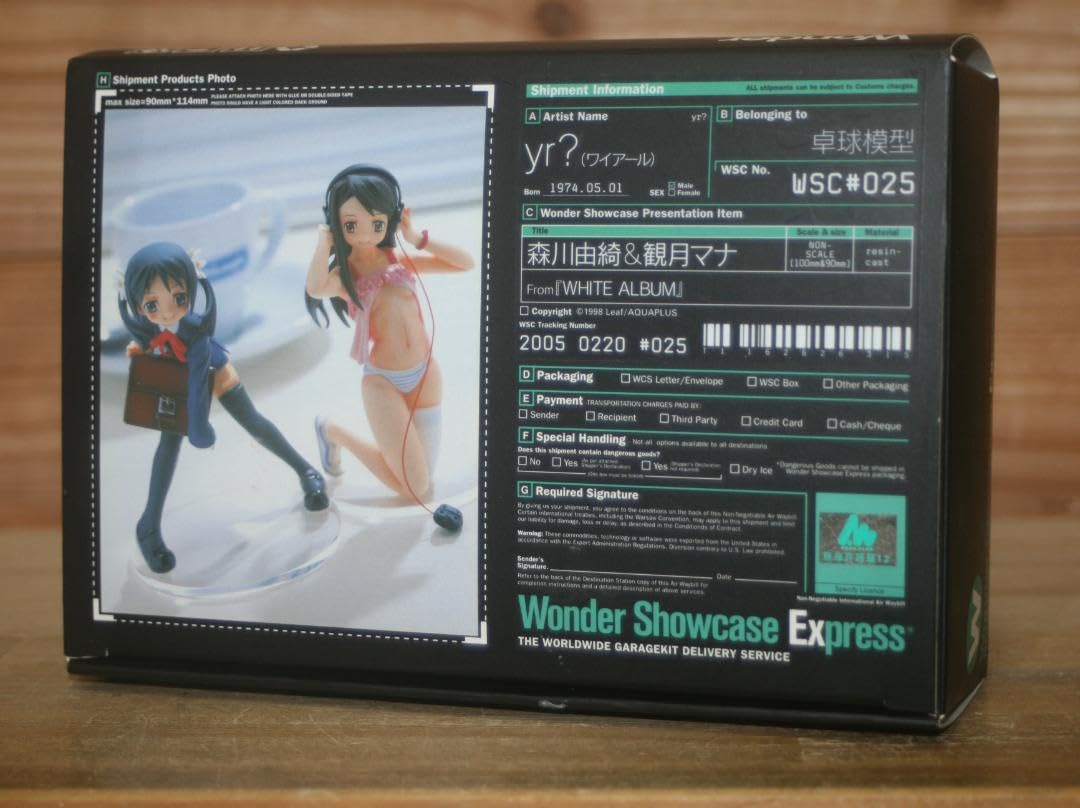 森川由綺 観月マナ ガレージキット Amazon.co.jp: 未組立 WHITE ALBUM 森川由綺＆観月マナ ガレージ