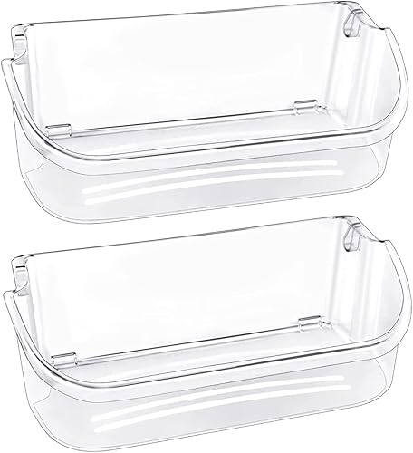 Paquete de 2 unidades pieza de repuesto mejorada de 240356402 para puerta de refrigerador, compatible con estante de puerta de refrigerador