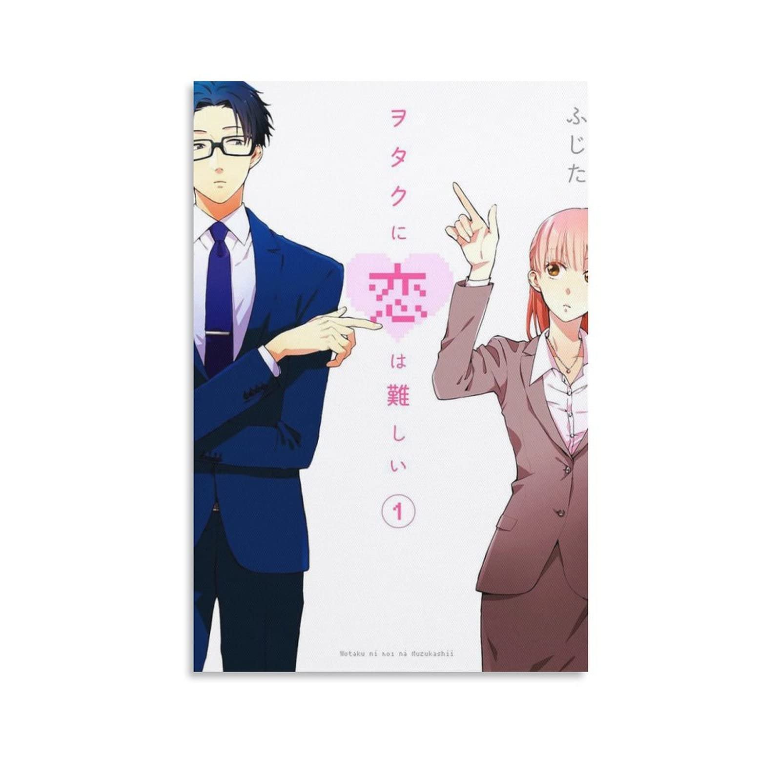 Posters for Bedroom Cartoon Wotakoi Love Is Hard for Otaku Art Poster Canvas Painting Decor Wall Pri