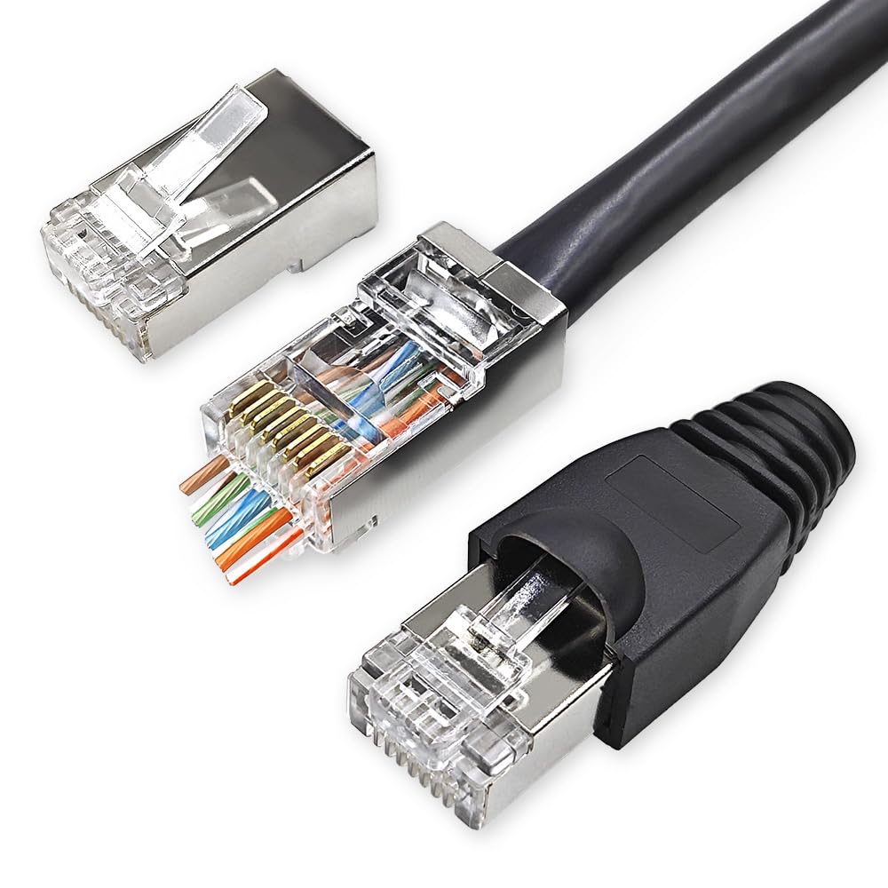 CONNETTORI RJ45 5E PER CRIMPATURA | CON300-FTP5E-EZ | Clipper Elettronica Shop Online