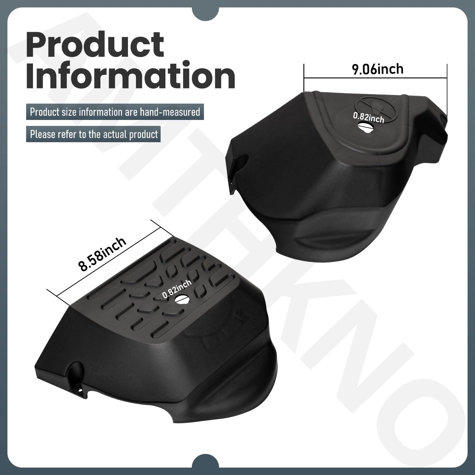 AMTHKNO 532196066 Mandrino di Copertura SX e 532197181 Coperchio mandrino DX Compatibile con Modelli Husqvarna, (RH) per 2754G, LGT2554, LGT2654, YTH2454, YTH2754